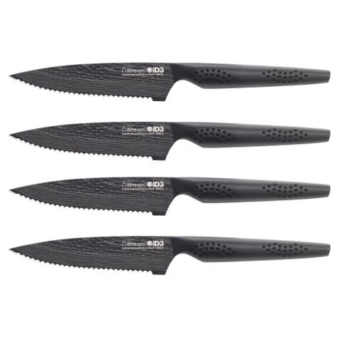 iD3® BLACK SAMURAI  4-Piece Steak Knife Set
