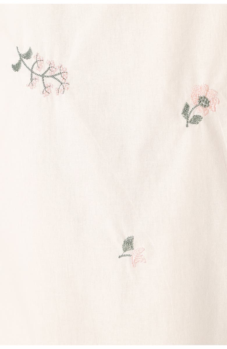 Petal & Pup Emmett Floral Embroidered Cotton Midi Sundress, Alternate, color, 