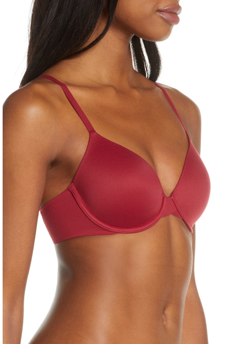Perfectly Fit Modern Underwire T-Shirt Bra, Alternate, color, RASPBERRY JAM