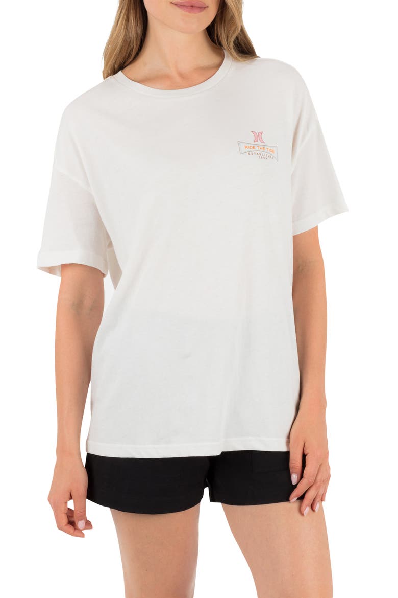 Tide Chaser Graphic Boyfriend T-Shirt, Main, color, TOFU