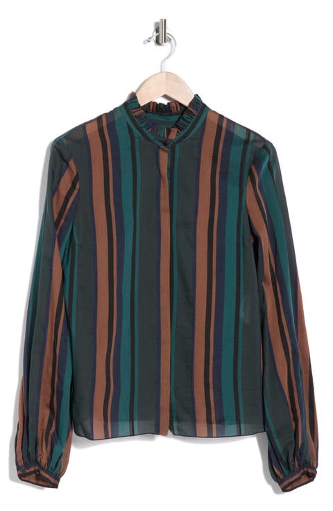 Stripe Print Top
