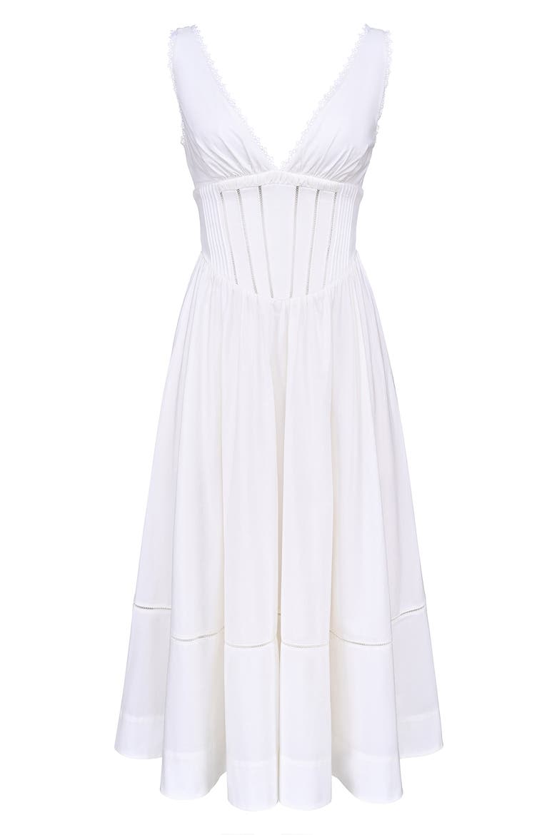 Samia Maxi Sundress, Alternate, color, WHITE