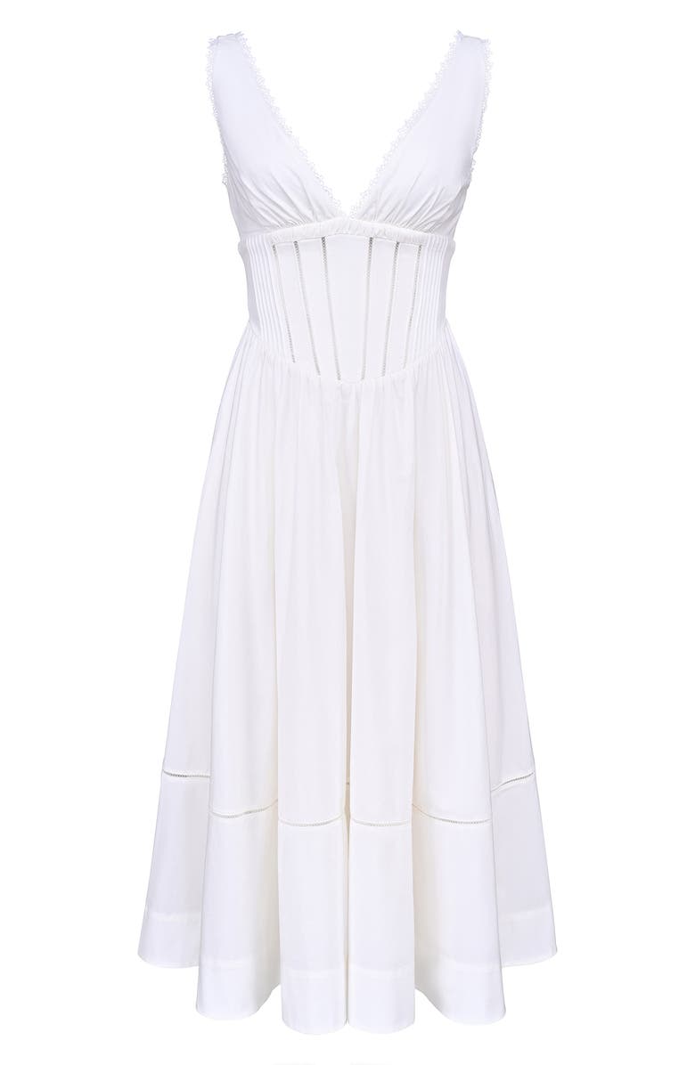 HOUSE OF CB Samia Maxi Sundress, Alternate, color, White