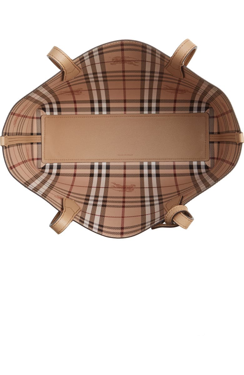 Burberry Small Haymarket Reversible Tote, Alternate, color,