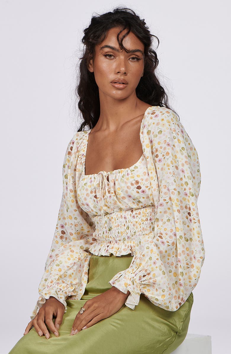 Charlie Holiday Bobby Floral Print Top, Alternate, color,