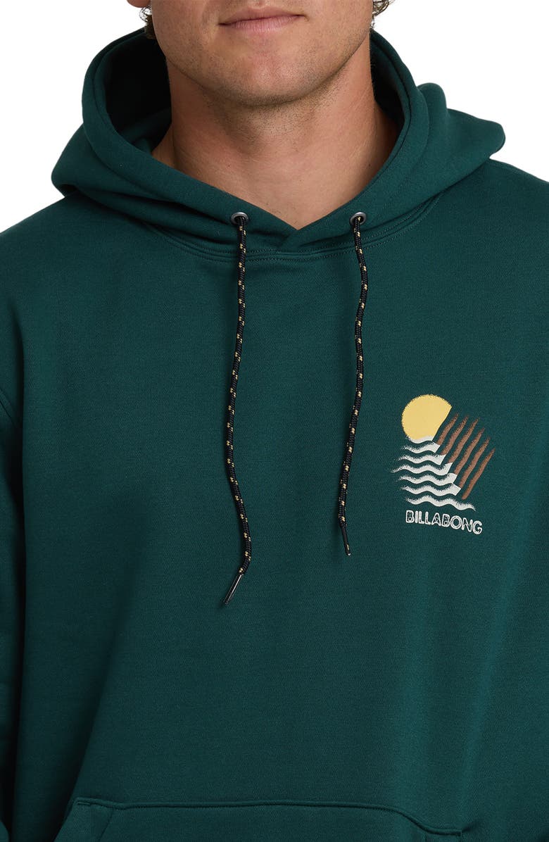 Billabong Canyons Hoodie, Alternate, color, Moss