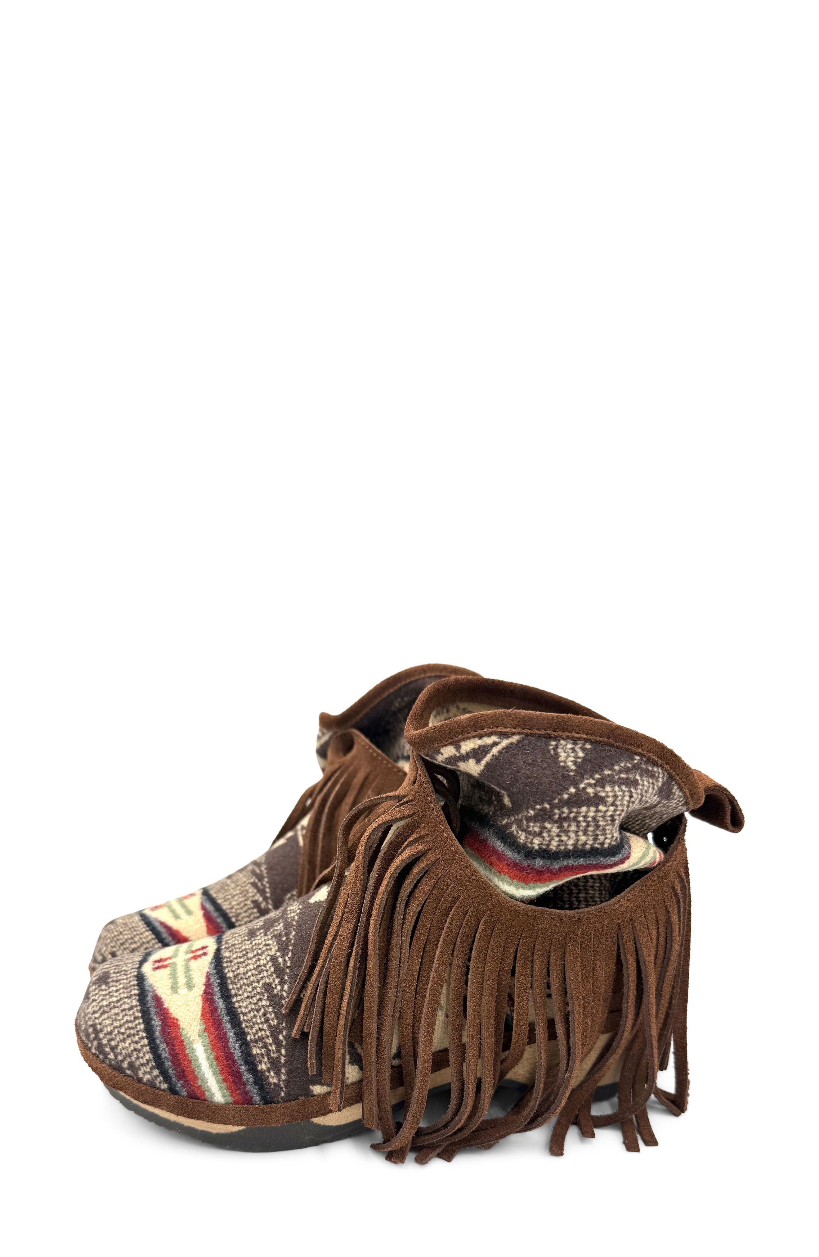 Holly Bootie, Alternate, color, BROWN MULTI