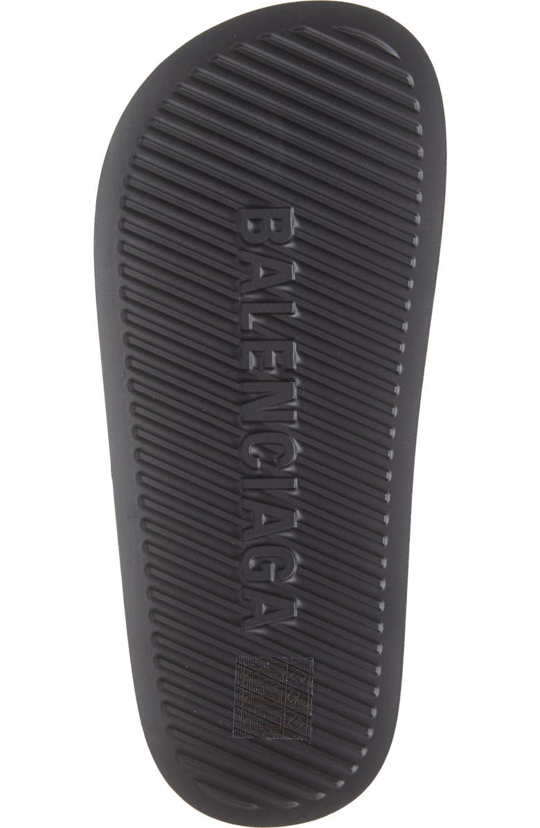 Balenciaga Kids' Logo Pool Slide Sandal, Alternate, color,