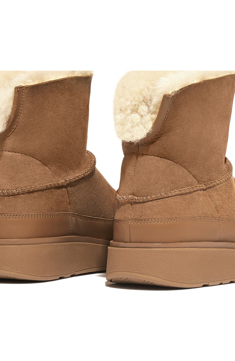 FitFlop Gen-FF mini double-faced shearling boots, Alternate, color, Desert Tan
