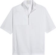 johnnie-O Stealth Stowable Short Sleeve Pullover Rain Jacket