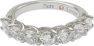 SUZY LEVIAN Cubic Zirconia Half Eternity Band Ring