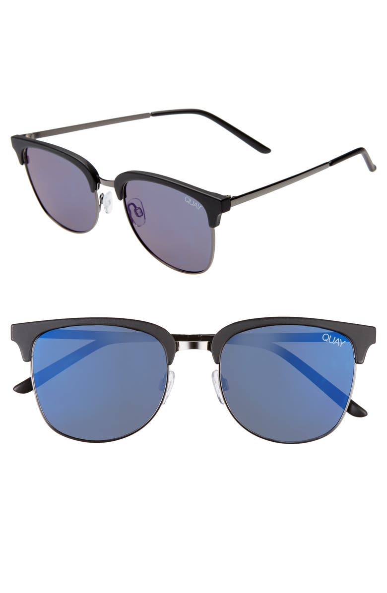 QUAY Australia x ARod 55mm Evasive Polarized Sunglasses, Main, color,