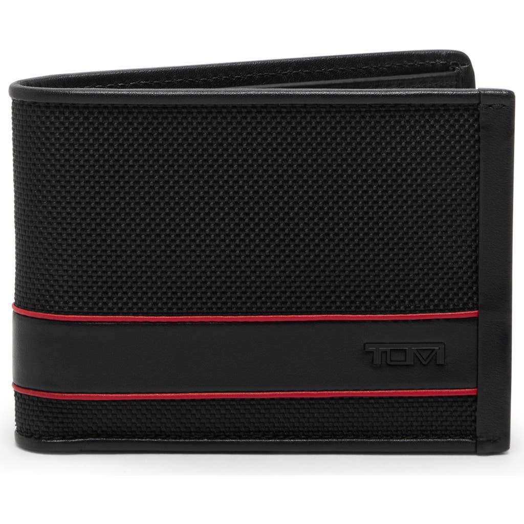 Tumi Alpha Double Bifold Wallet In Black