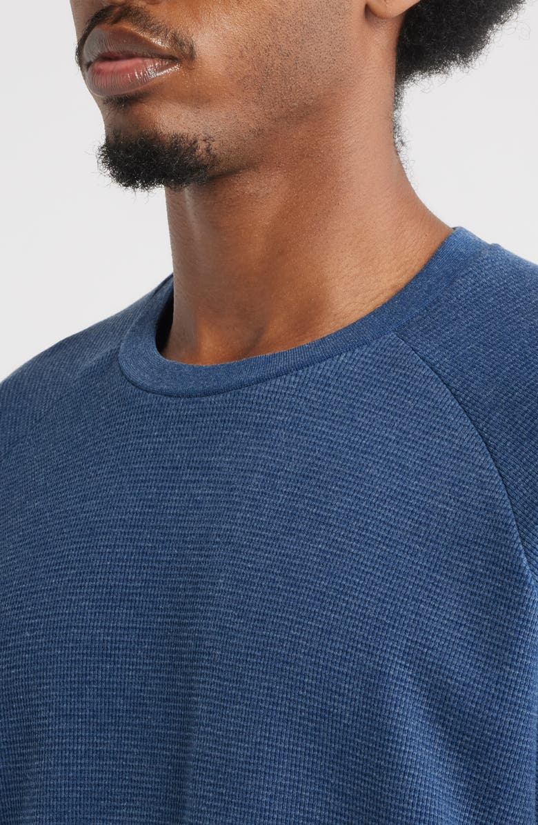 BP. Thermal Long Sleeve Raglan T-Shirt, Alternate, color, Navy Iris Washed