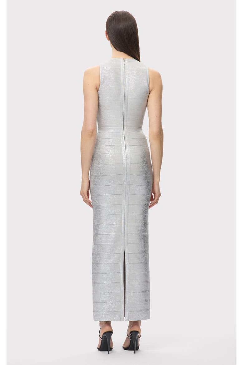The Metallic Bailey Gown, Alternate, color, SILVER FOIL