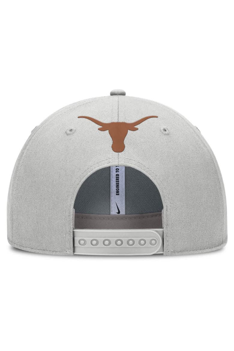 Men's Nike Gray Texas Longhorns 2025 Sideline Dust Pinched Rise Adjustable Hat, Alternate, color, Gray