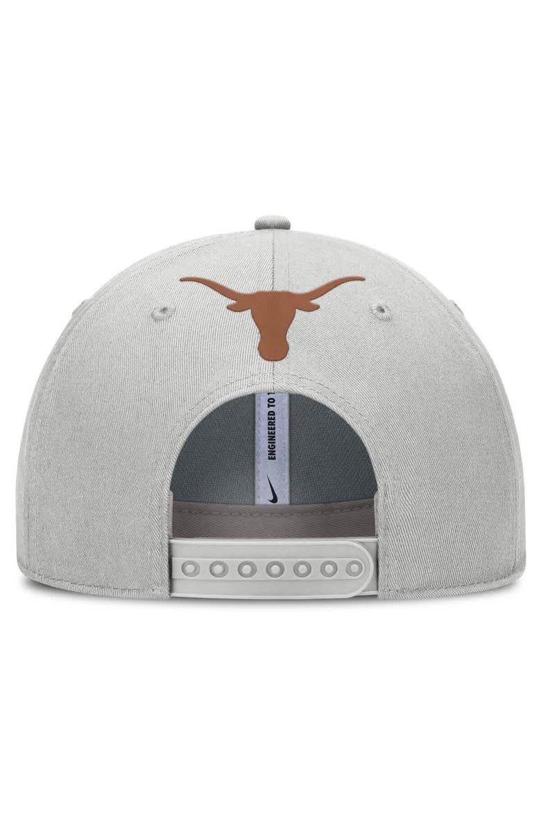 Nike Men's Nike Gray Texas Longhorns 2025 Sideline Dust Pinched Rise Adjustable Hat, Alternate, color, Gray