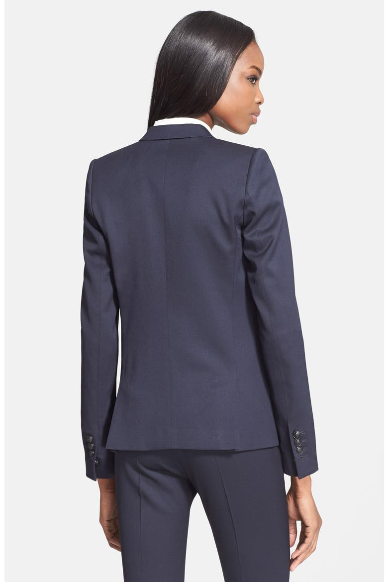 Stretch Wool Jacket, Alternate, color, NAVY