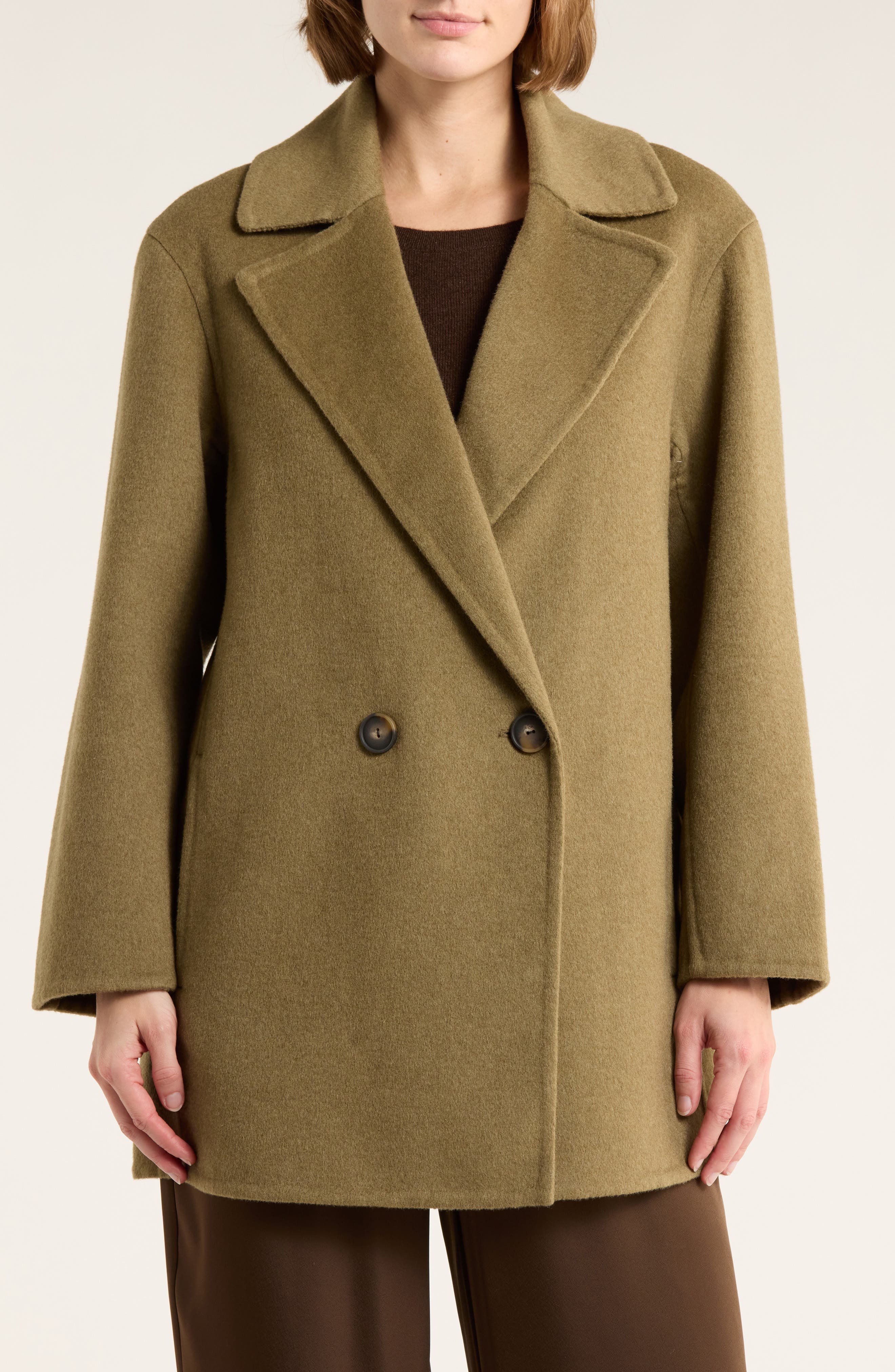 Vince Wool Blend Car Coat