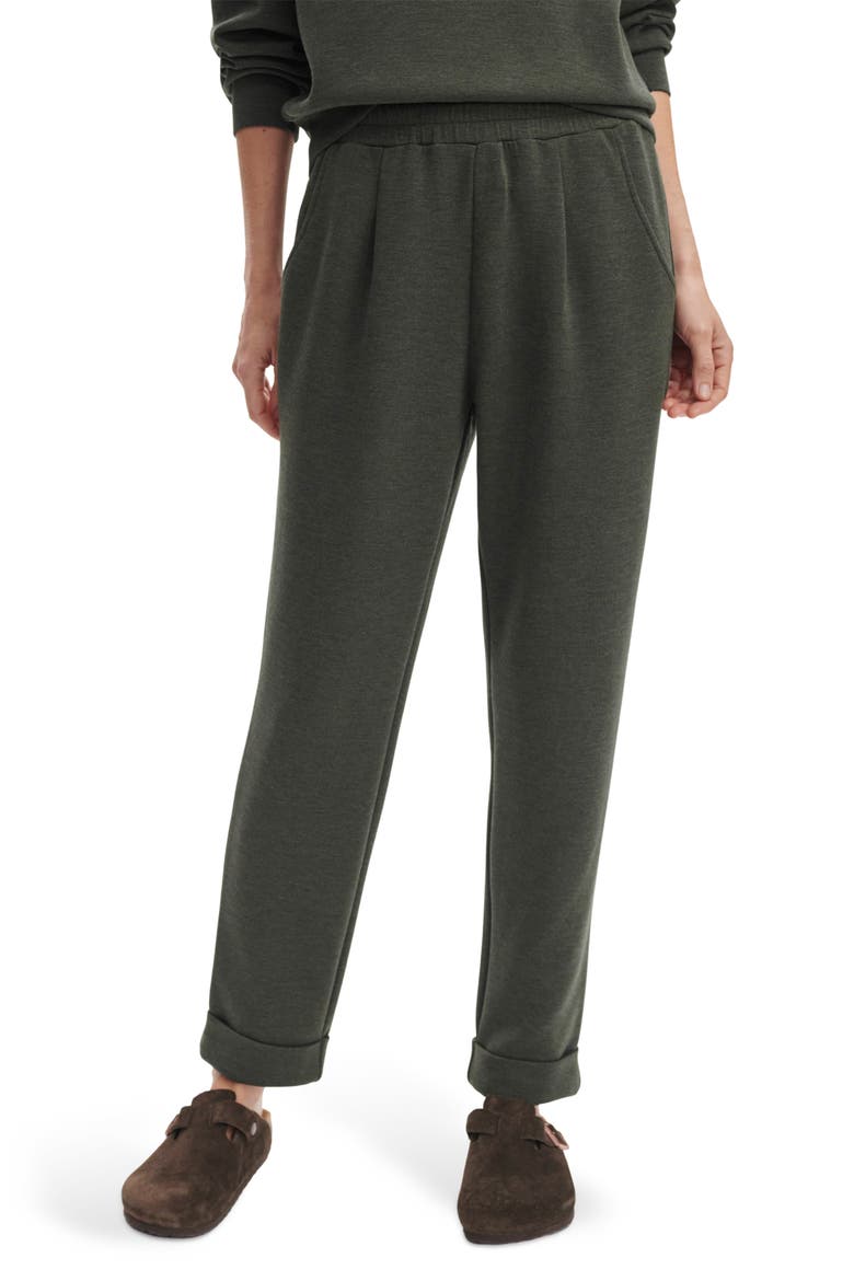 The Rolled Cuff 25-Inch Pants, Main, color, OLIVE MARL