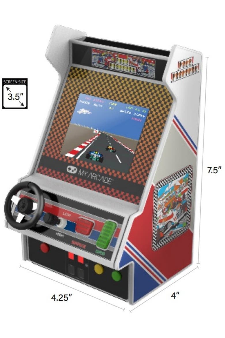 Myarcade Dgunl7022 Racing Player Pole Position Ret, Alternate, color, Multicolor