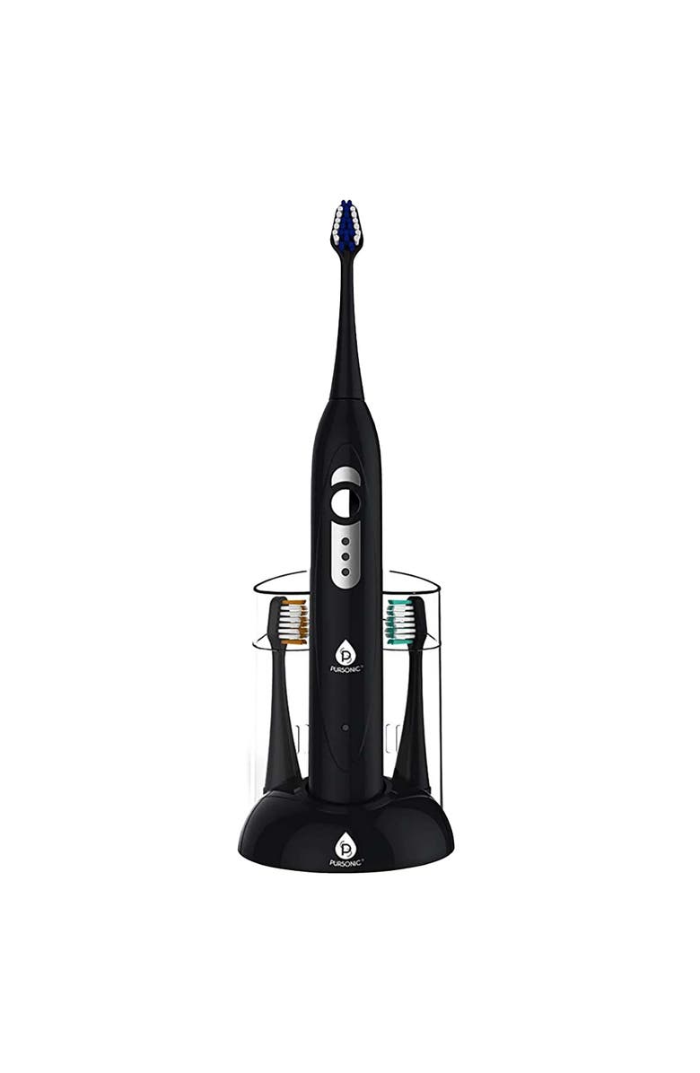 PURSONIC SPM Sonic movement Rechargeable Electric Toothbrush - Black, Main, color, Black