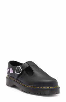Dr. Martens Polley Heart T-Bar Shoe