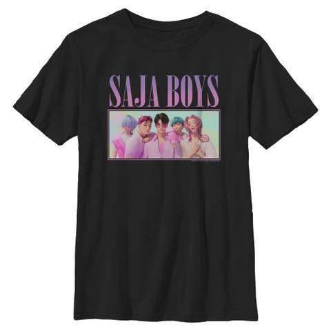 Boy's KPop Demon Hunters Saja Boys Group Shot  Graphic T-Shirt