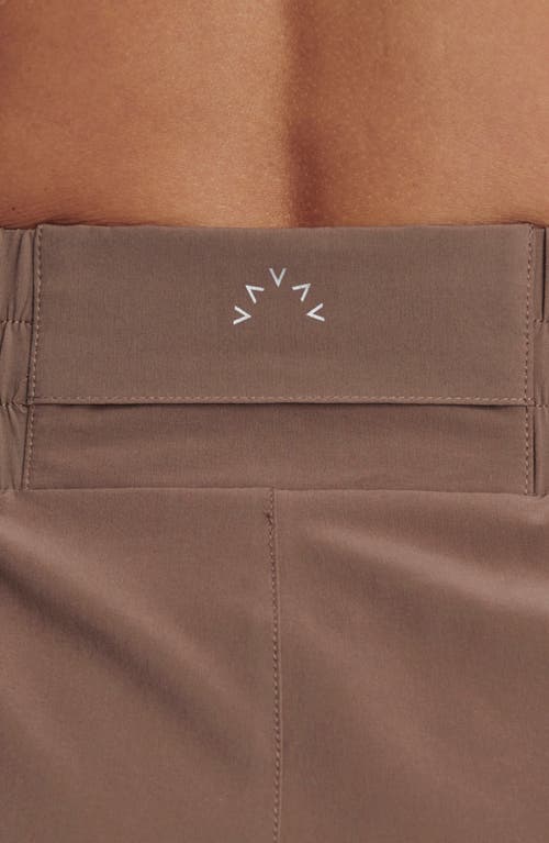 Varley Kallin Running Shorts In Deep Taupe
