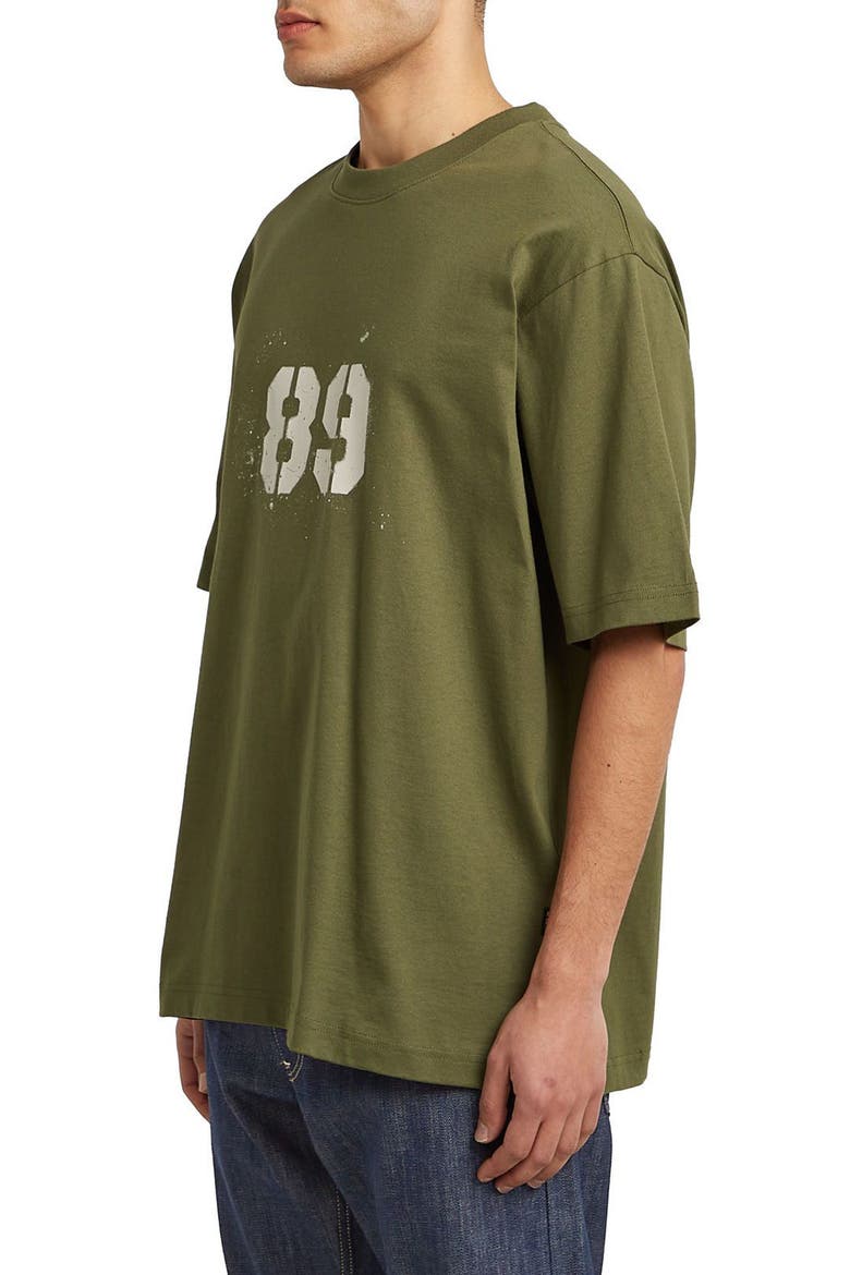 Sprayed 89 Boxy Organic Cotton Graphic T-Shirt, Alternate, color, SHADOW OLIVE