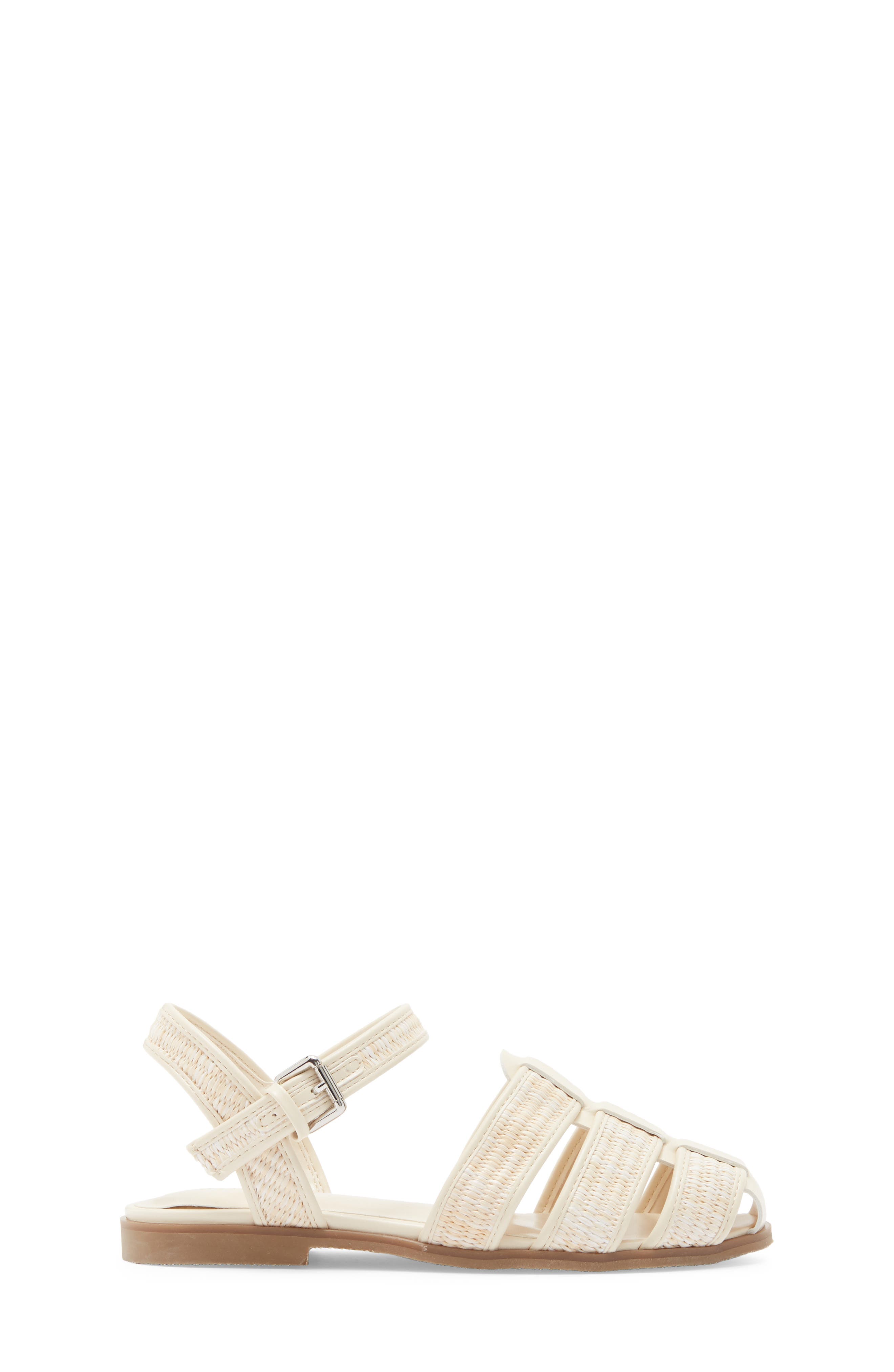 Kids' Merri Fisherman Sandal, Alternate, color, IVORY