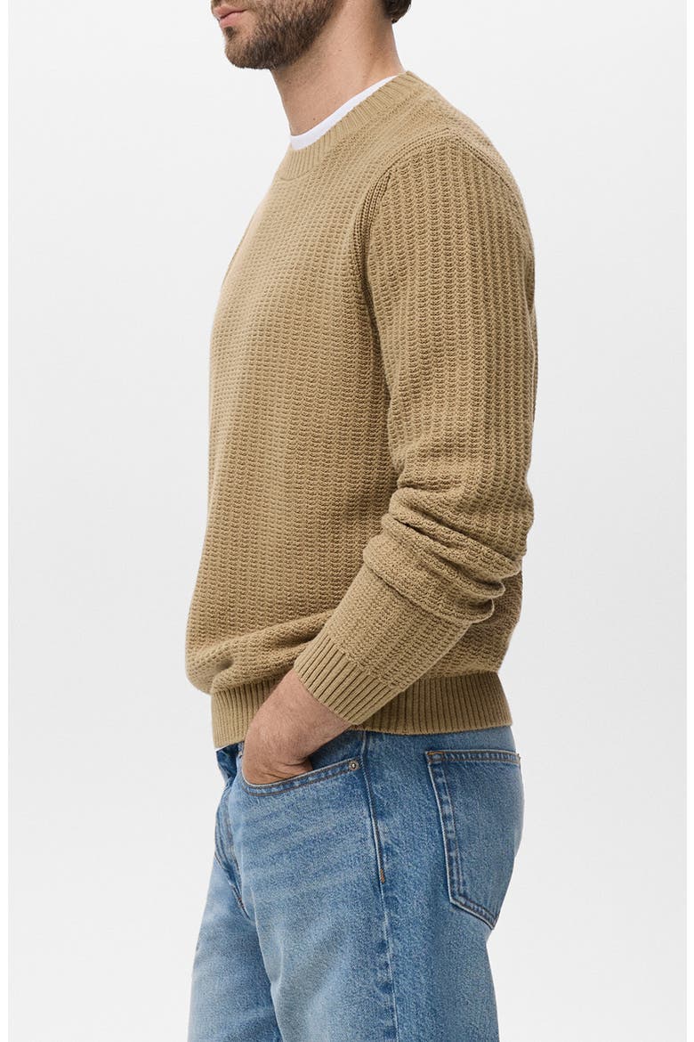 Crewneck Sweater, Alternate, color, BEIGE