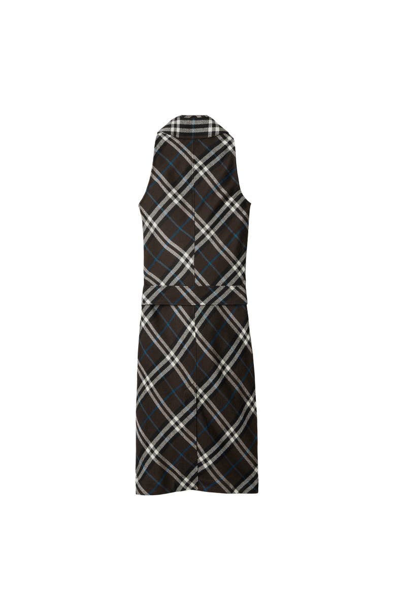 Burberry Check Wool Silk Dress, Alternate, color, 