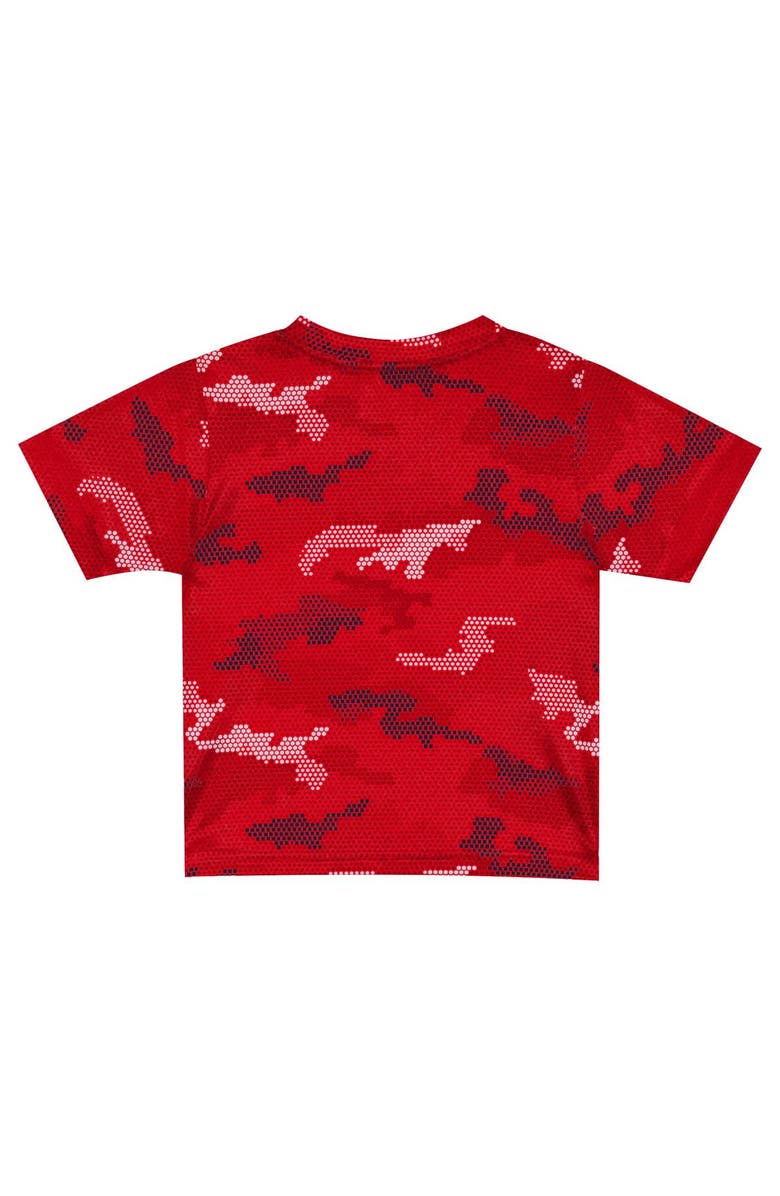 Outerstuff Toddler Fanatics Branded Red Los Angeles Angels Field Ball T-Shirt & Shorts Set, Alternate, color, 