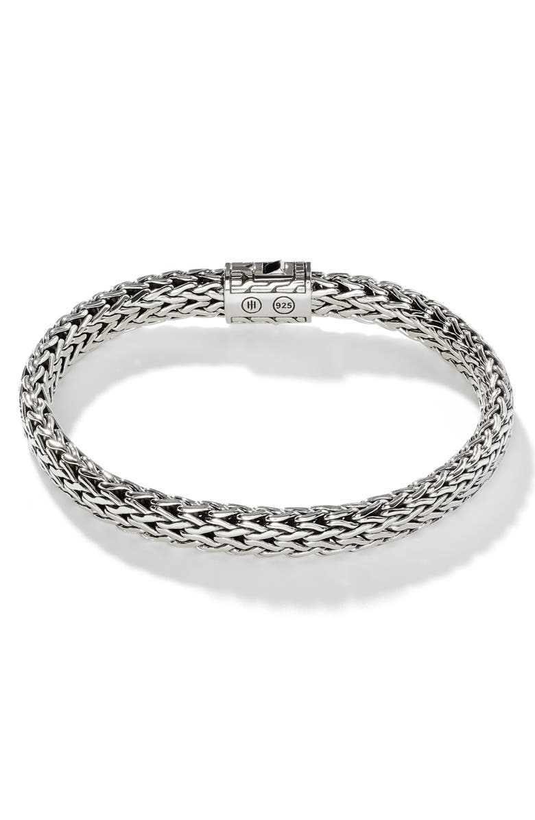 John Hardy Icon Bracelet, Dark Silver, 6.5mm, Alternate, color, 