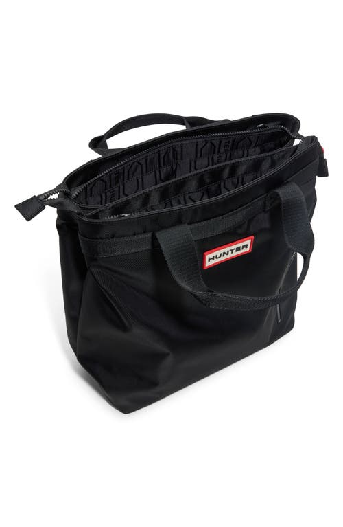 Hunter Hybrid Convertible Tote Bag In Other Black