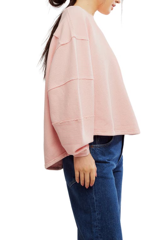 Free People Total Eclipse Oversize T-shirt In Pink