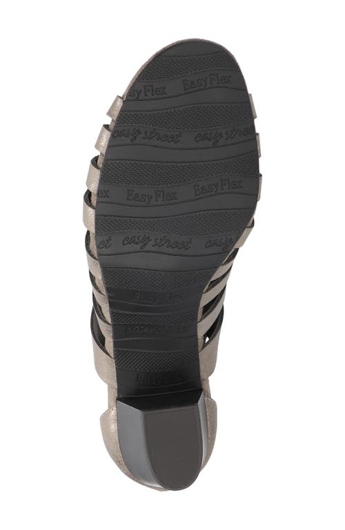 Easy Street Vanni Sandal In Gray