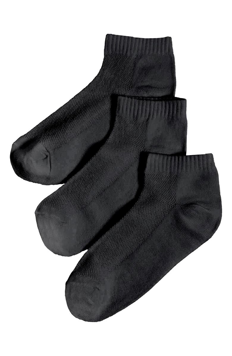 Stems 3-Pack Everyday Ankle Socks, Main, color, 