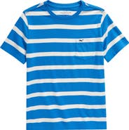vineyard vines Kids' Breton Slub Cotton Pocket T-Shirt