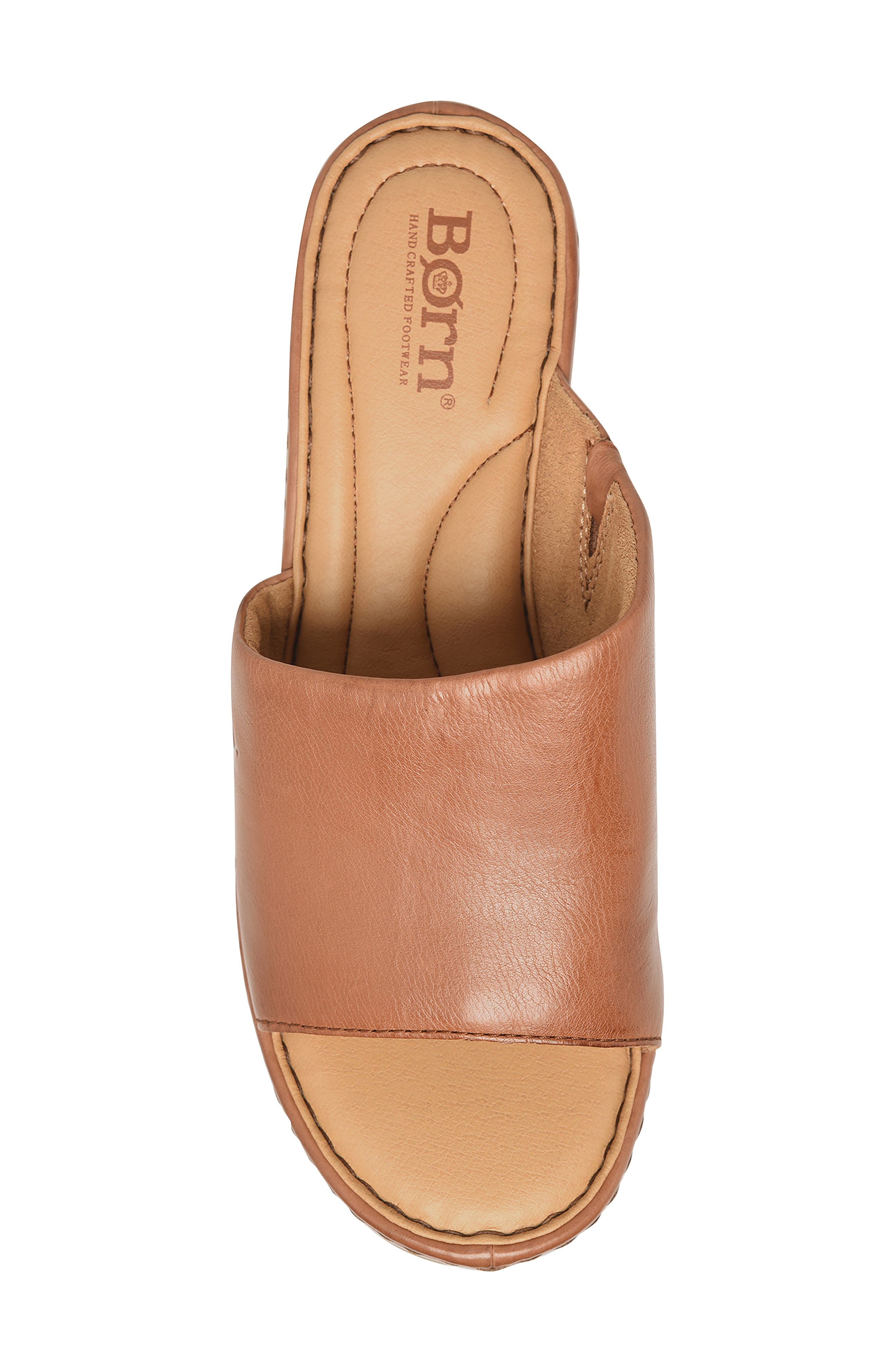 Børn Shilo Platform Sandal, Alternate, color, Brown Leather