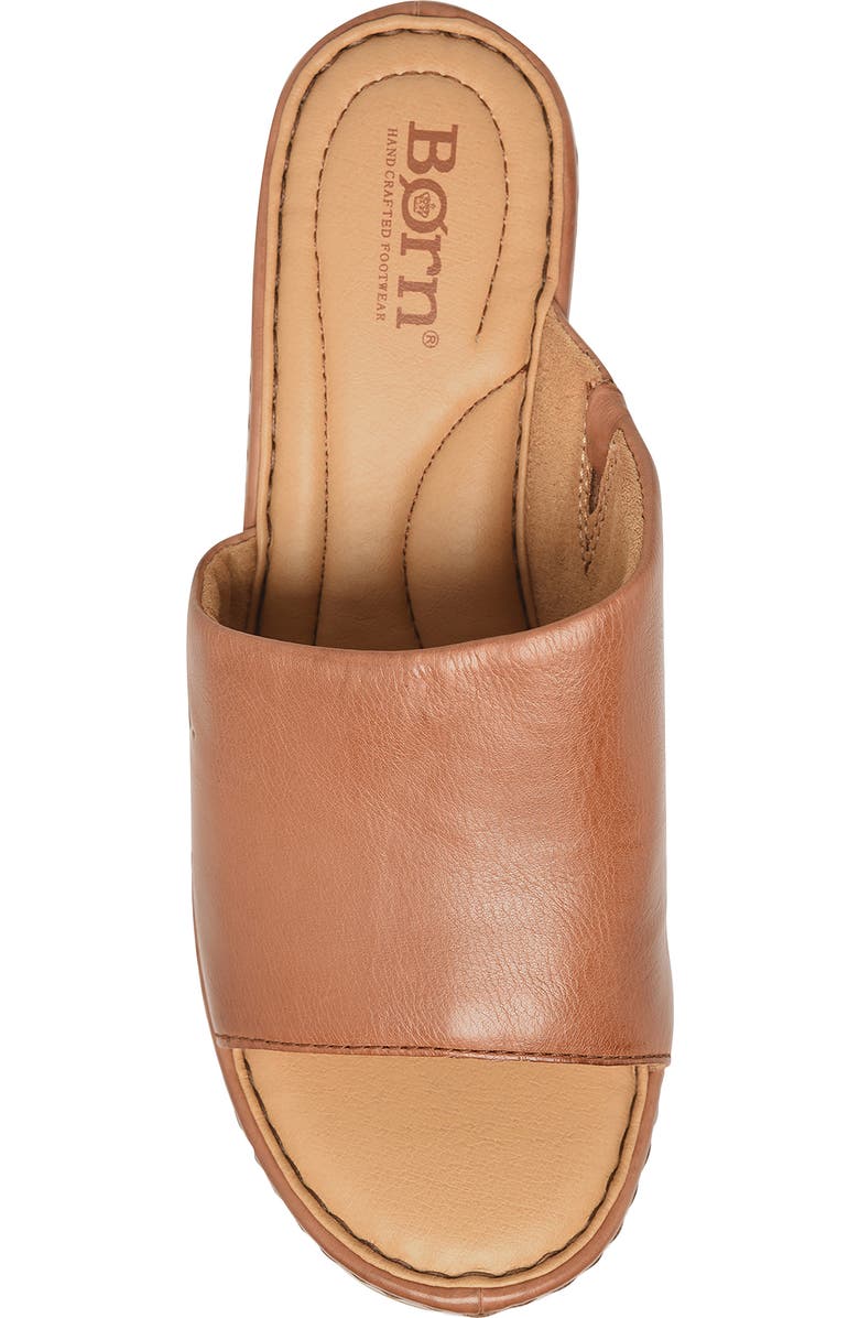 Børn Shilo Platform Sandal, Alternate, color, Brown Leather