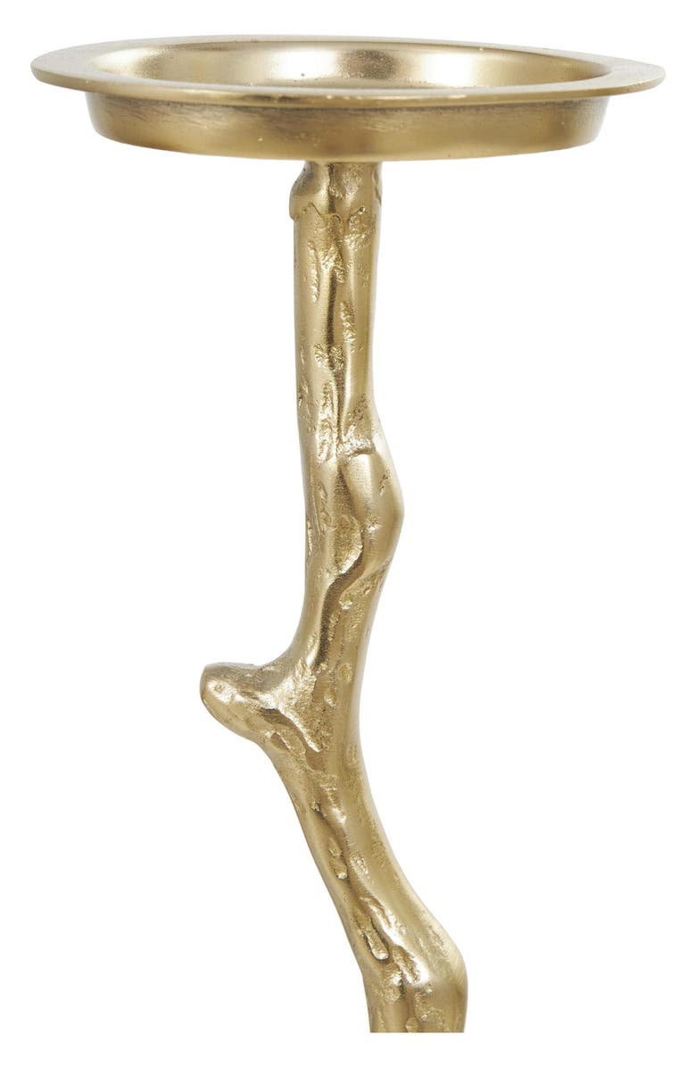 VIVIAN LUNE HOME Set of 3 Glam Aluminum Metal Candleholders, Alternate, color,