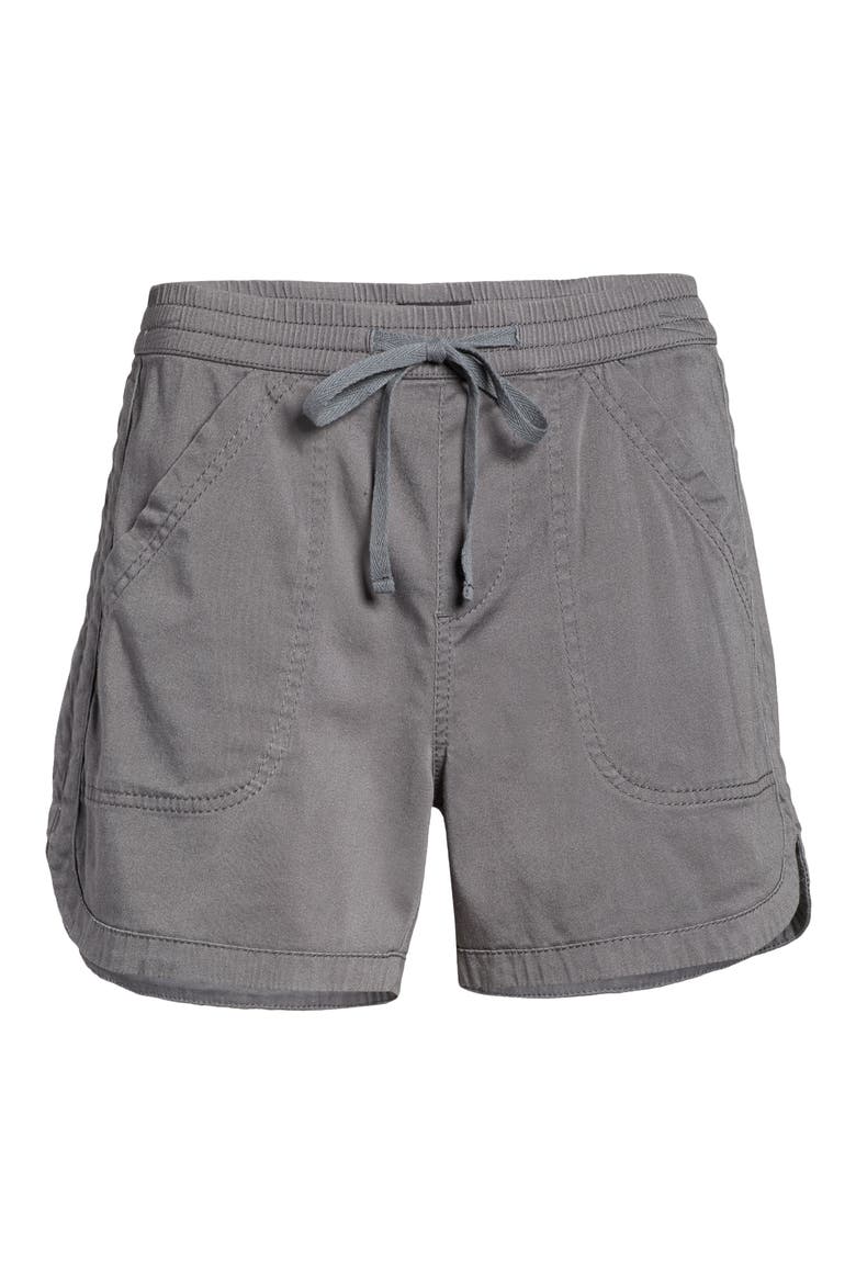 Marsha Knit Shorts, Alternate, color, GALAXY GREY