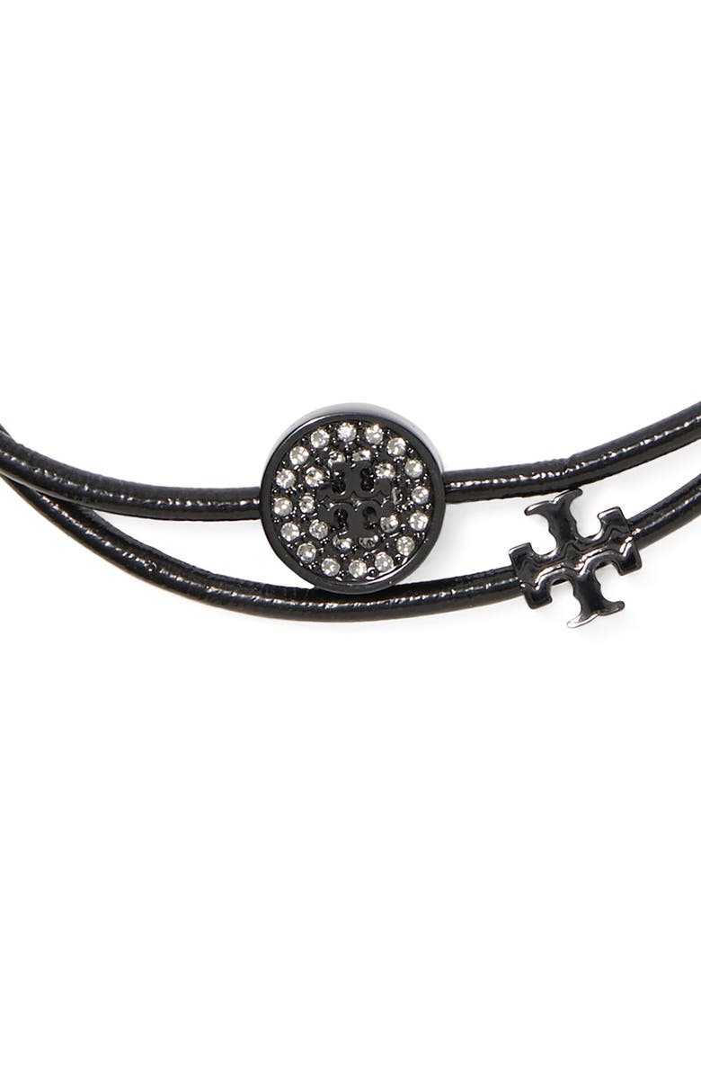 Tory Burch Kira Pavé Crystal Slider Bracelet, Alternate, color, 