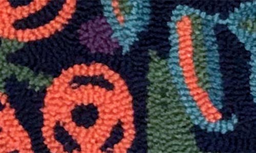R16 Home Reba 'hello' Indoor/outdoor Doormat In Blue Multi