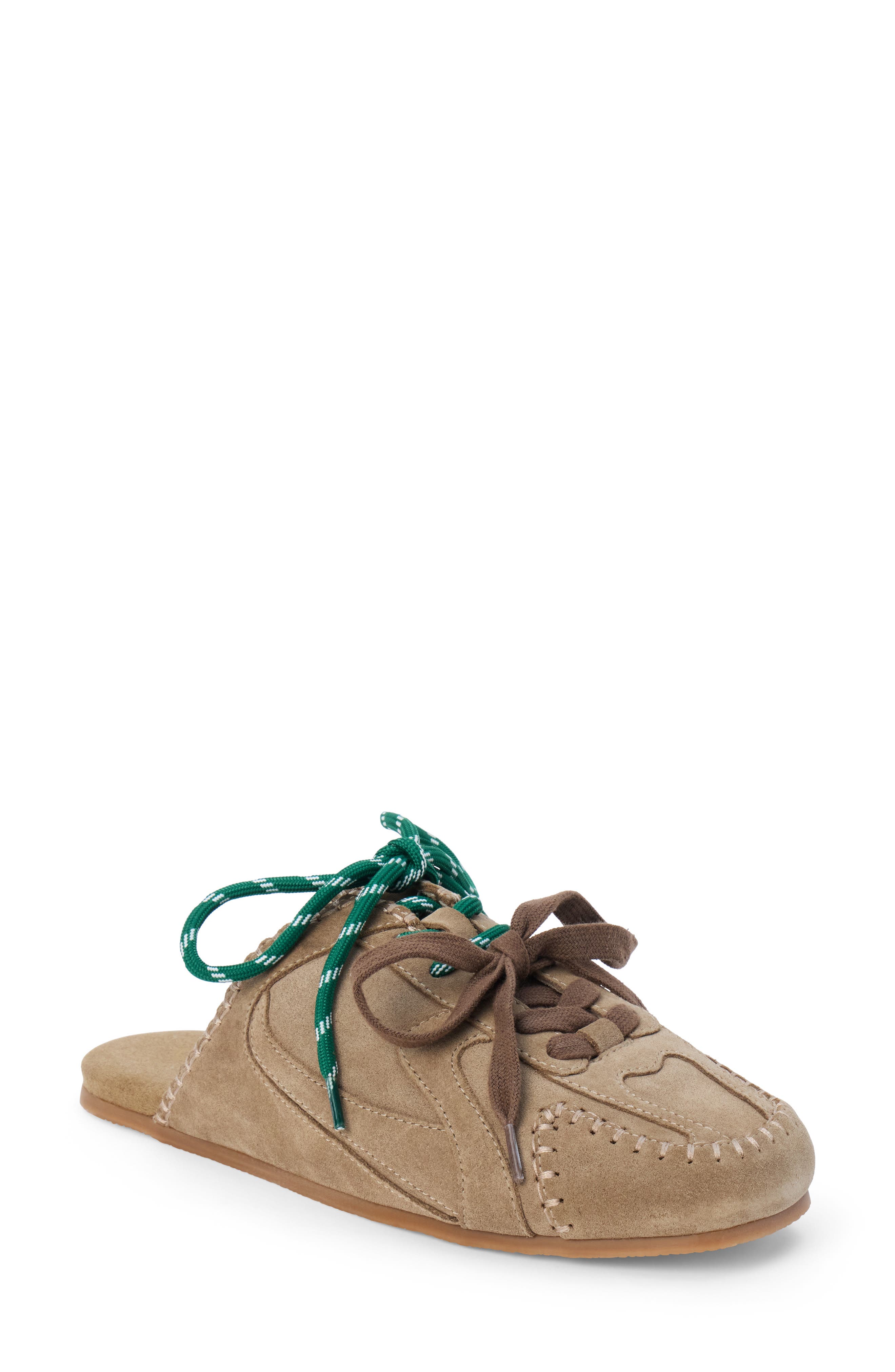 Devyl Lace-Up Mule, Main, color, TAUPE