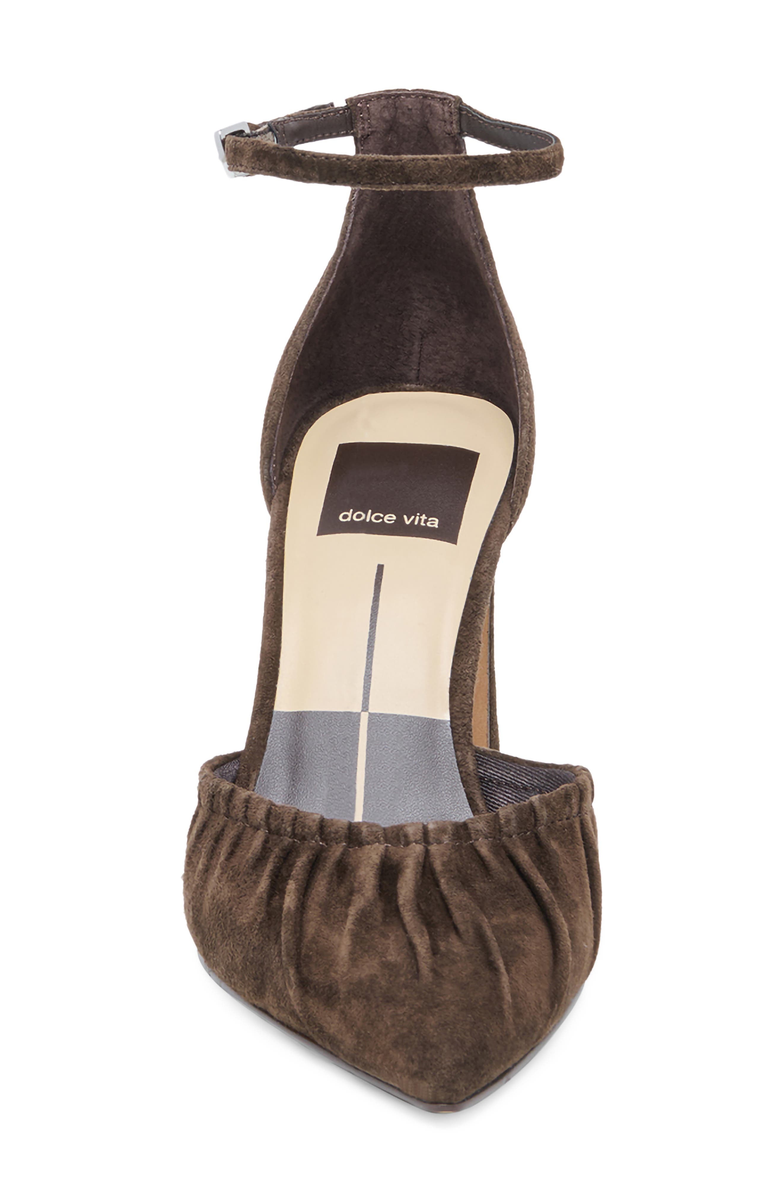 Kylo Ankle Strap Pump, Alternate, color, ESPRESSO SUEDE