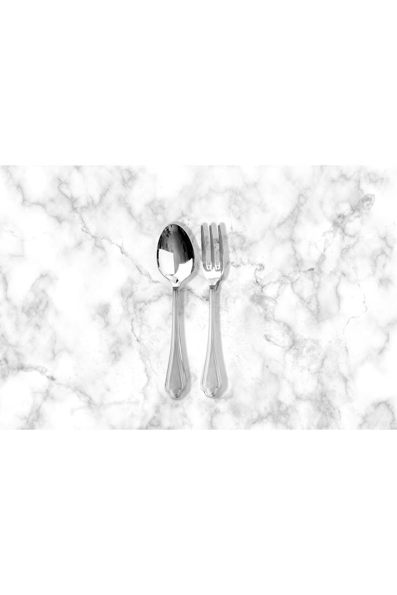 Leonardo Flatware Set - 32 Pieces, Alternate, color, Stainless Steel