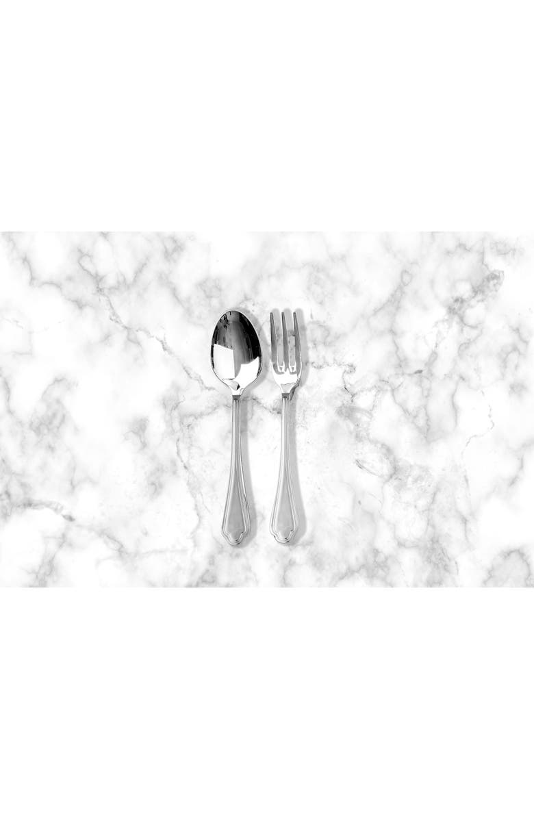 Mepra Leonardo Flatware Set - 32 Pieces, Alternate, color, Stainless Steel